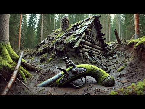 ОТКОПАЛ ЧЕЙ-ТО КЛАД! Внутри куча СЕРЕБРЯНЫХ МОНЕТ и старинный ПИСТОЛЕТ! Кто же это спрятал? Часть 1.