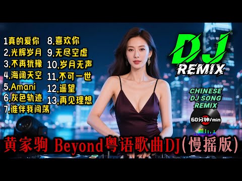 黄家驹【Beyond】别安 【DJ慢摇版】 13首经典粤语歌曲REMIX串烧组曲 | Cantonese DJ Remix Song#粤语dj