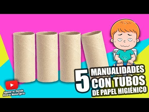 5 Crafts with Toilet Paper Tubes | Recycling Crafts | DIY