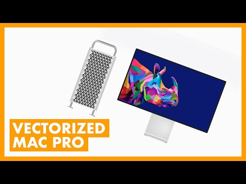 Create Realistic NEW Mac Pro in Adobe Illustrator