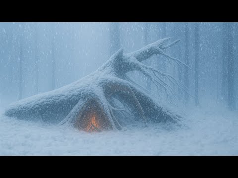 No Tent, No Sleeping Bag | Surviving 2 Days in a -34°C Snowstorm