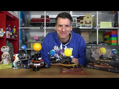 Und wieder ist Cada besser & günstiger als Lego: C71004W Sonnensystem by JK Brickworks