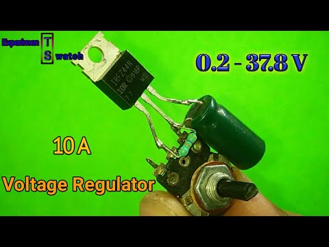 Voltage Regulator circuit use IRF z44n
