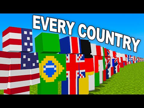 Minecraft, but I Put EVERY Country in a Civilization