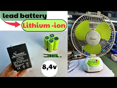 DIY 2S 8.4V Battery for Rechargeable Fan – Effective Lead Acid Battery Replacement!