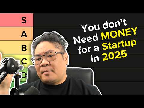 How to Start a Startup & Raise PRE-SEED with NO MONEY (2025 Tier List)