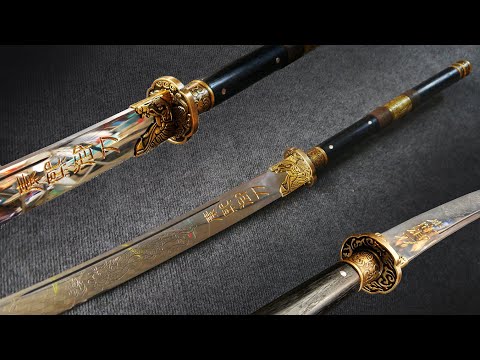 The sword of the Qing Dynasty was recreated by blacksmiths with astonishing beauty