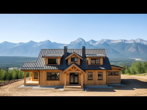 Family Builds an Amazing Log House Deep in the Alaska Start to Finish by‪@Montana Haven