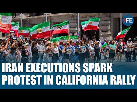 Iranian-American Activists Rally In Irvine Demanding Halt To Executions In Iran
