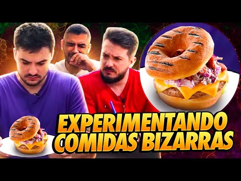 EXPERIMENTANDO COMIDAS MUITO BIZARRAS