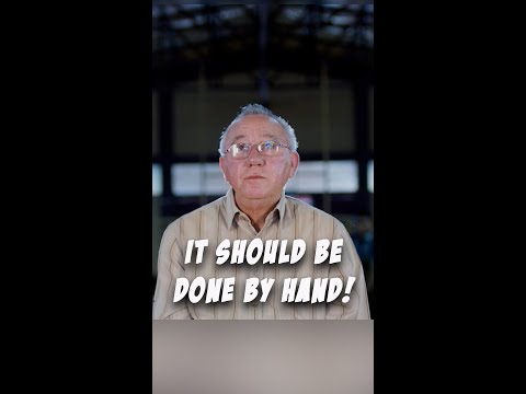 It should be done by hand! #shorts