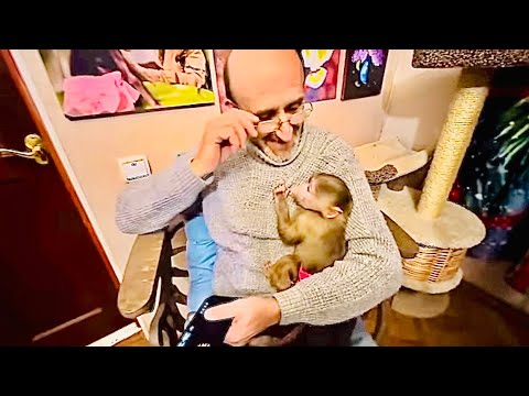 Маня ЖАЛУЕТСЯ Владу что мама не пустила ее шалить к попугаям, что значит ей СТАЛО ЛЕГЧЕ)))