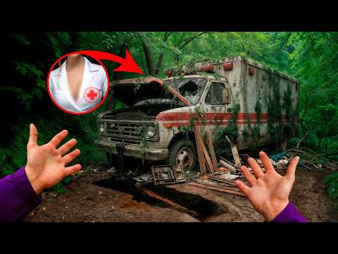 Starting & Test Driving an Abandoned AMBULANCE VAN Forgotten for 40 Years | POV Restarting