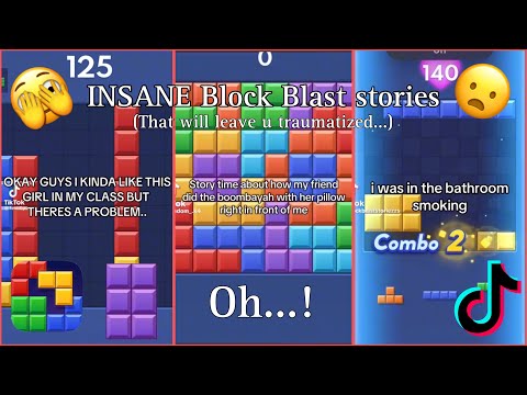 Block Blast stories !! - TikTok compilation 💕🧱
