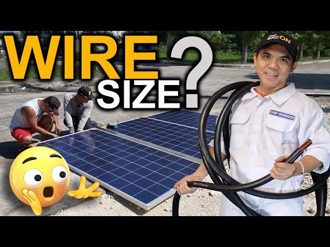 EASY Guide for SOLAR WIRE Size - (Tagalog)