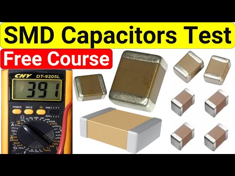 SMD capacitor test with a multimeter, how to test SMD capacitor, complete Tutorial