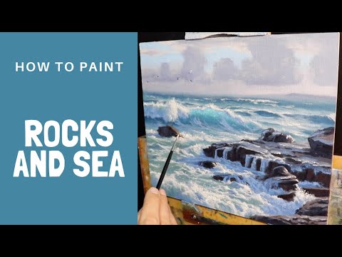 How to Paint ROCKS and SEA