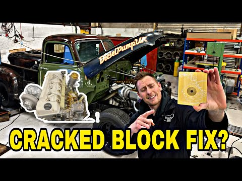 Dieselpumpuk try FIX 500HP+ CRACKED ENGINE BLOCK  .... OM606 Frozen Diesel block, can this be saved?
