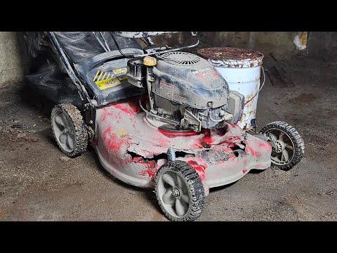 Rusty Lawn Mower Restoration Full process
