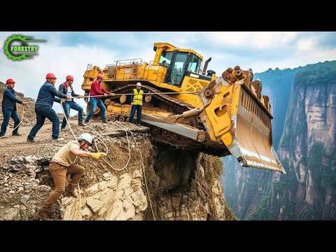 Jaw-Dropping Bulldozer Operator Skills So Crazy You’d Think They’re Fake! #66