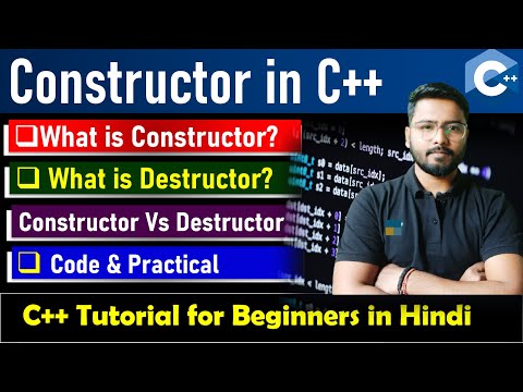 constructor and destructor in c++ | constructor vs destructor | C++ Free Course