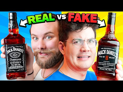 We Tried REAL vs. KNOCK-OFF Alcohol