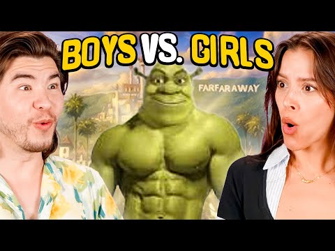 Boys vs. Girls: Shrek Trivia! | ReactCAST