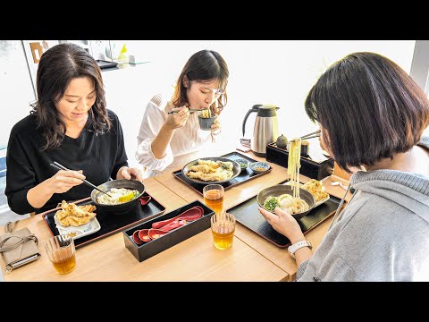 Giant Shrimp Tempura and Udon Noodles! | The Udon Professional in Japan