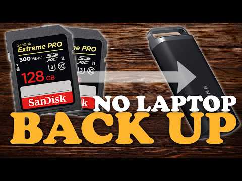 How to Easily Backup SD Cards While Traveling without a Laptop