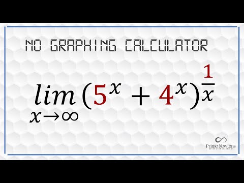 limit (5^x+4^x)^1/x as x goes to inf
