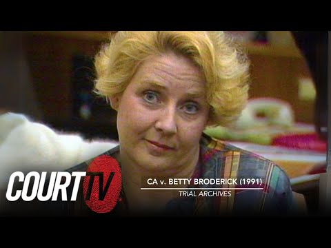 Betty Confesses on the Stand: CA v. BRODERICK (1991) | Court TV Trial Archive [Part 6]