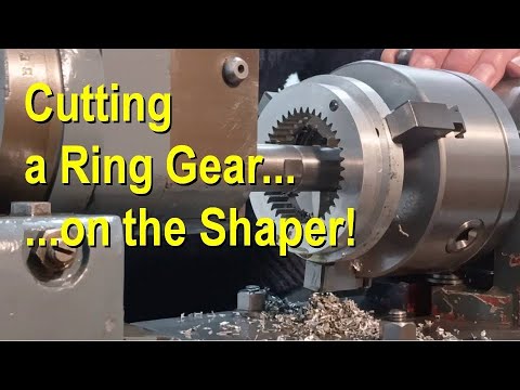 Cutting an Internal Ring Gear on the Shaper