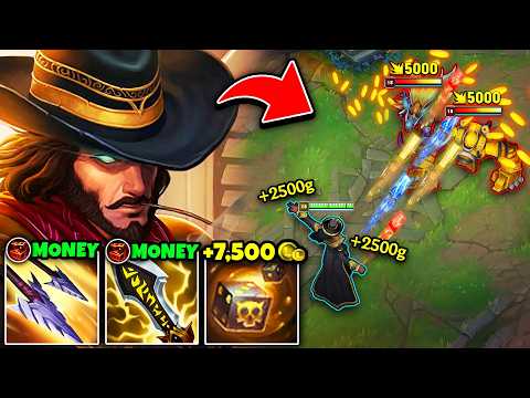 OMG! THIS TWISTED FATE GOLD HACK IS SO BROKEN! (MY PASSIVE CAN CRIT FOR EXTRA GOLD)