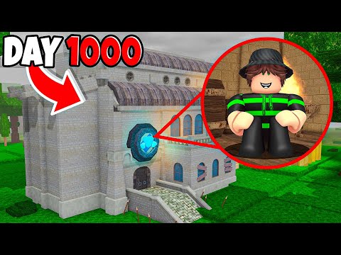 Surviving 1000 Days In A BANNED BASE In 99 Nights In The Forest!