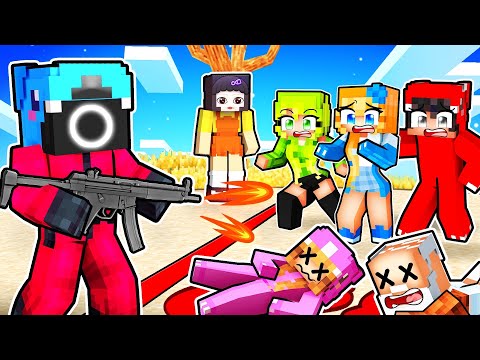 Playing as a GUARD in Squid Game! (Minecraft)
