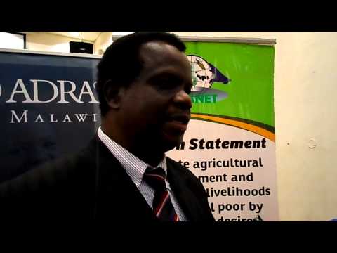 Dr Wilfred Lipita , director of agriculture and extension services in Malawi