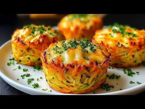 ZUCCHINI AND POTATO MUFFINS FOR BEGINNERS | SIMPLE VEG RECIPE FOR BACHELORS | QUICK LUNCH