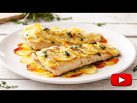 Baked Red Sea Bream with Potatoes | Traditional Italian Fish Recipe
