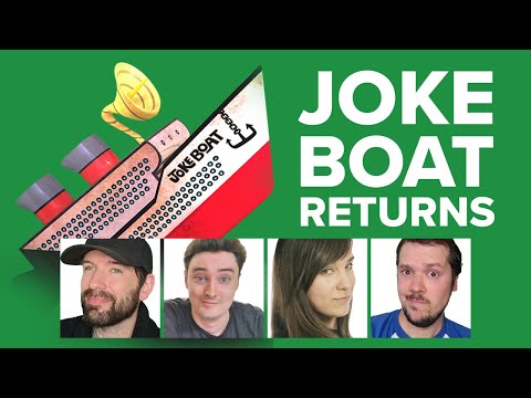 Joke Boat is Back! Who's the best comedian? Mike vs Andy vs Luke vs Ellen (Challenge of the Week)