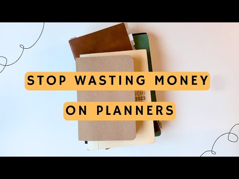 You don't need a fancy planner