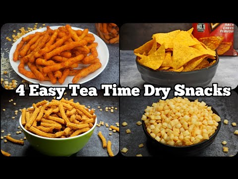 4 Easy Crunchy Snacks: How to Make Kurkure, Soya Sticks, Cheeselings & Doritos at Home