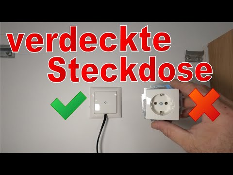 Verdeckte Steckdosen nutzbar machen 👍