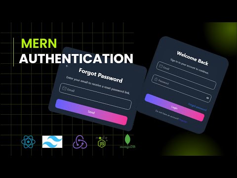 MERN Authentication System With Password Reset, Email Verification, JWT auth #mernstack