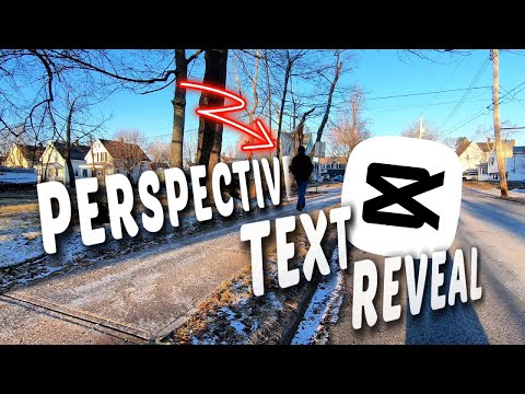 CapCut PC Tutorial: Create a Stunning Perspective Text Reveal Effect (Pro Version Edit)
