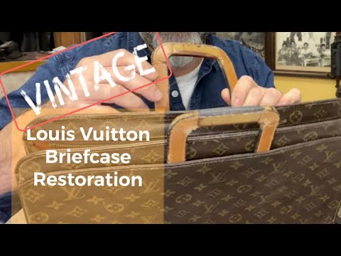 Vintage Louis Vuitton Briefcase restoration