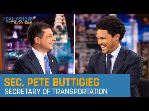 Sec. Pete Buttigieg - Air Traveler Rights & The Future of Transportation | The Daily Show