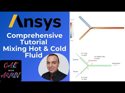💧 ANSYS Fluent Tutorial | Hot & Cold Fluid Mixing + Natural Convection CFD in 25 Minutes! 🔥