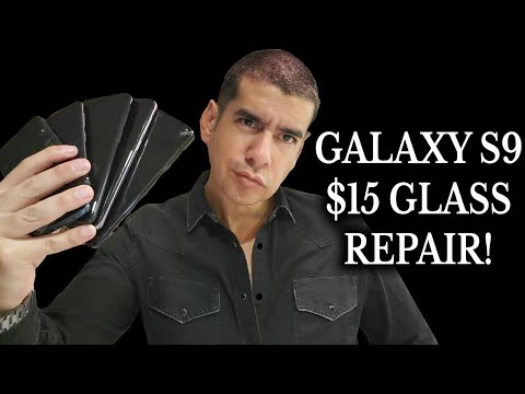 Samsung Galaxy S9 Screen Replacement $15 *Glass Only* | How to Repair Cracked Phone