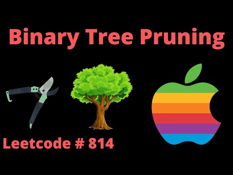 BINARY TREE PRUNING | LEETCODE # 814 | PYTHON POSTORDER DFS SOLUTION