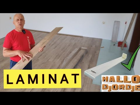Kako Postaviti Laminat / Ugradnja Ugaonih Lajsni / Uradi Sam /Detaljno